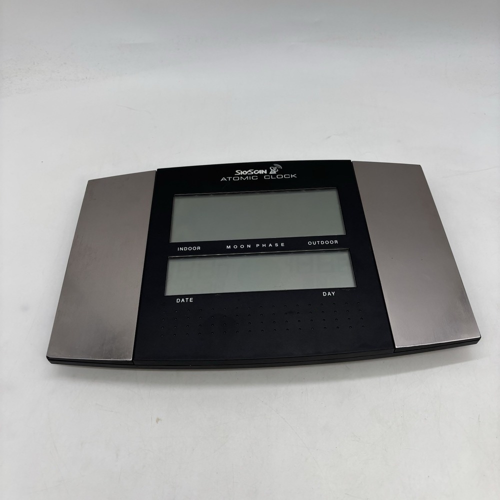 SkyScan Atomic Clock Wireless Digital Atomic Clock Stand or Wall Mount